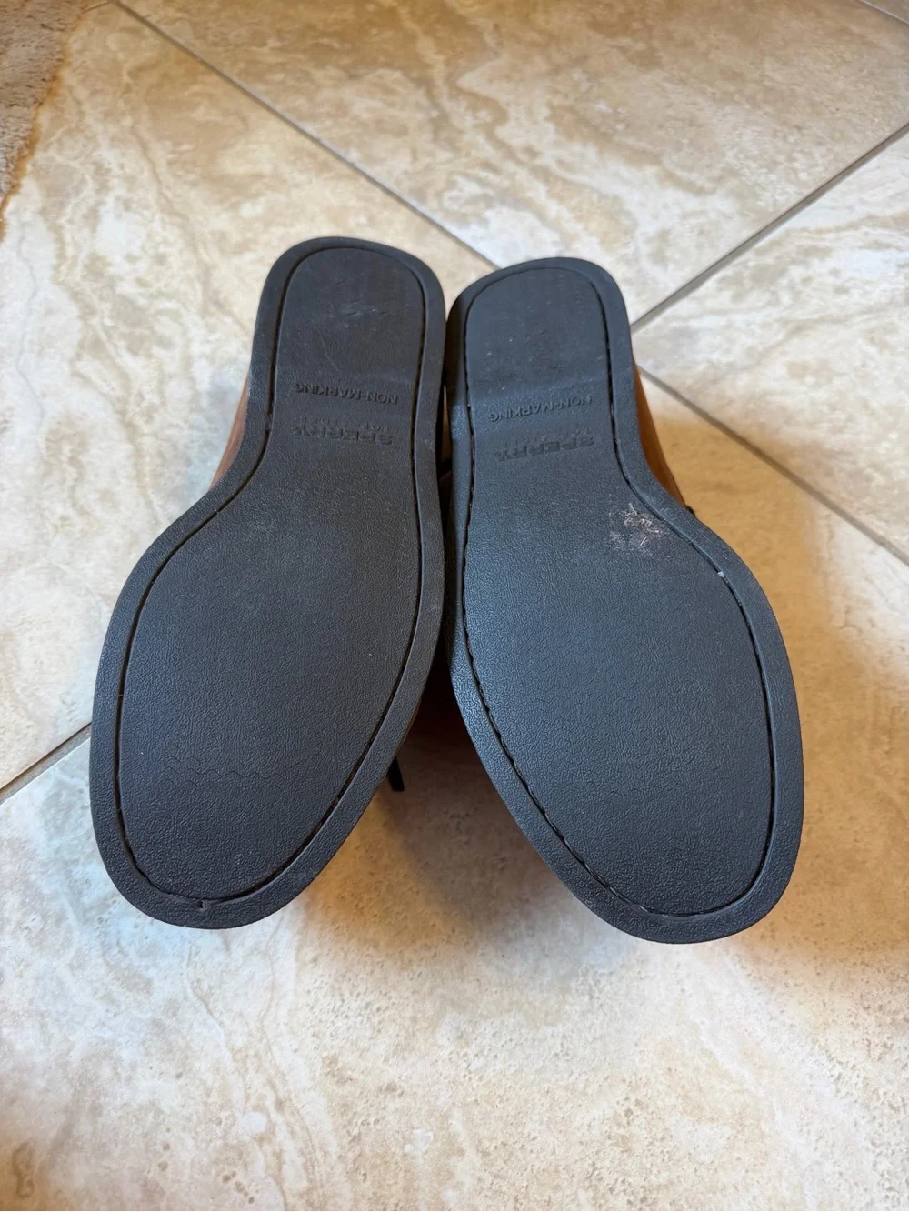 Authentic Sherry  Original (A/O) 2-Eye Boat Shoe. SZ 8.5 W, EUC